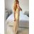 Šaty letní na ramínka dámské (S/M ONE SIZE) ITALSKÁ MÓDA IMPBB22B21841 weiß S / M