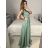 Trägerloses langes Partykleid für Damen (Einheitsgröße S/M) ITALIAN FASHION IMPSH2360055 hellblau S / M