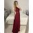 Elegantes langes Hochzeitskleid für Damen mit Trägern (S/M EINHEITSGRÖSSE) ITALIAN FASHION IMM2268806 -   rot -   S / M