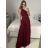 Elegantes langes Hochzeitskleid für Damen mit Trägern (S/M EINHEITSGRÖSSE) ITALIAN FASHION IMM2268806 -   rot -   S / M