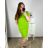 Kurzärmliges Oversize-Kleid für Damen in Übergröße (3XL/4XL ONE SIZE) ITALIAN FASHION IMC23132