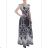 Ärmelloses langes Icecool-Kleid für Damen (M/L-XL/2XL) ITALIAN FASHION IMD22196 -   dunkelblau -   XL/2XL