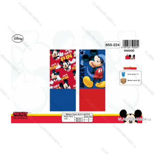 Mickey Mouse Armband / Schal Micky Mouse Kid (uni) SETINO 850-224

