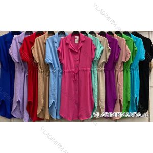 Langarm-Hemdkleid für Damen (Einheitsgröße S/M/L) ITALIAN FASHION IMC22658
