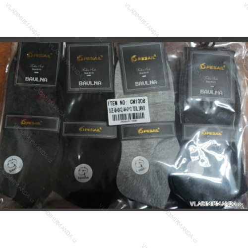 Fußsocken aus Baumwolle für Herren (40-43,44-47) PES24CM1008