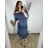 Damenkleid aus Spitze in Übergröße mit kurzen Ärmeln (56/58 EINHEITSGRÖSSE) ITALIAN FASHION IMWQ24073