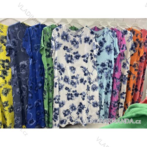 Damen Kurzarmtunika (uni xL / 2XL) TURKISH FASHION TM9200691