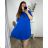 Sommerkleid Damen (uni sl) MODA ITALY IM11702 2XL/3XL modrá královská