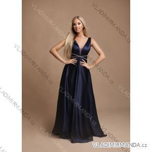 Langes, elegantes, trägerloses Partykleid für Damen (SL) FRENCH FASHION FMPEL23FLORENCE