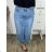 Damen Jeans lange Hosen (25-31) P.O.P. SIEBEN MA520T612 3XL blau