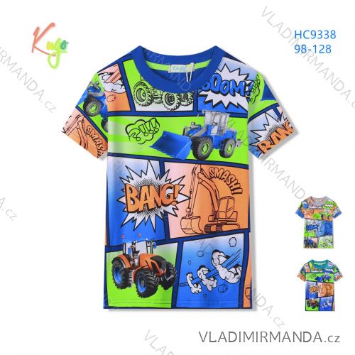 T-Shirt Kurzarm Kinder Jungen (98-128) KUGO HC0699