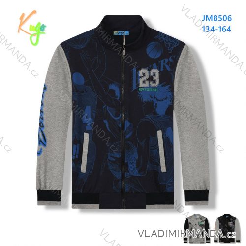 Warmes Mädchen-Sweatshirt mit Reißverschluss (134-164) KUGO M2513