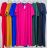 Shirt verlängert 3/4 Langarm Damen (L/XL/2XL ONE SIZE) ITALIAN FASHION IM423025