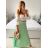 Kleid mit 3/4 Ärmeltasche für Damen (uni sl) ITALIAN Fashion IM3181746 -   hellblau -   S / M