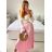 Kleid mit 3/4 Ärmeltasche für Damen (uni sl) ITALIAN Fashion IM3181746