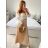 Kleid mit 3/4 Ärmeltasche für Damen (uni sl) ITALIAN Fashion IM3181746