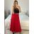 Mittellanger Faltenrock für Damen mit Gürtel (Einheitsgröße S/M) ITALIAN FASHION IMM23M23123