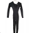 Langer eleganter Langarm-Overall für Damen (S/M ONE SIZE) ITALIAN FASHION IMWA23289 -   schwarz -   S / M