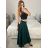 Damen Chiffon gefalteter Rock mit Gürtel (M / L ONE SIZE) ITALIAN FASHION IM321575