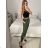 Lange Lederhose für Damen (S/M ONE SIZE) ITALIAN FASHION IMPLI2312199 -   modrá petrolejová -   S / M