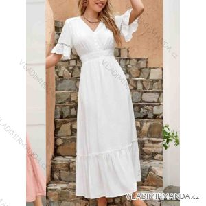 Sommerkleid Carmen aus Musselin für Damen (Einheitsgröße S/M) ITALIAN FASHION IMWE231506