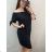 Sommer-Carmen-Kurzarmkleid für Damen (S/M/L/XL EINHEITSGRÖSSE) ITALIAN FASHION IMC24056