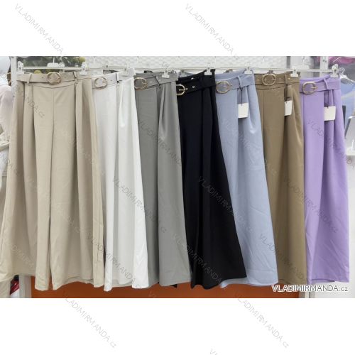 Damen-Stretchhose lang (S / M ONE SIZE) ITALIAN FASHION IMWB221597