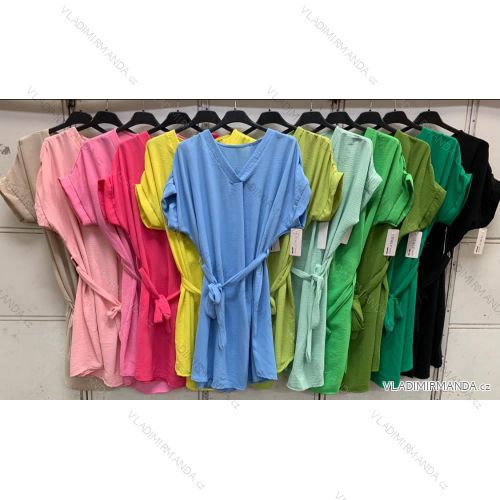 Langarm-Hemdkleid für Damen (Einheitsgröße S/M/L) ITALIAN FASHION IMC22658