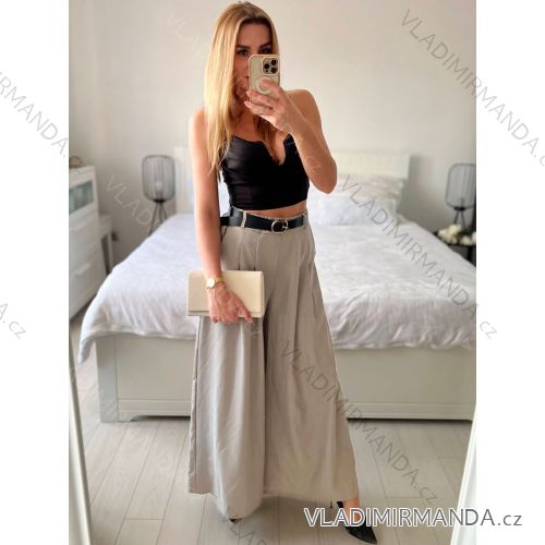 Lange Lederhose für Damen (Einheitsgröße S/M) ITALIAN FASHION IMWAD234126