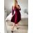 Damen-Langarm-Lederjacke (S-XL) ITALIAN FASHION IMM23MS228058 S/M Fuchsie