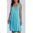 Langes Chiffon-Kurzarmkleid für Damen (S/M ONE SIZE) ITALIAN FASHION IMWGS231048