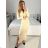 Elegantes Damenkleid mit langen Ärmeln (Einheitsgröße S/M) ITALIAN FASHION IMM23M6062