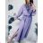 Damen Langarm Hoodie Kleid (S / M ONE SIZE) ITALIAN FASHION IMWA216095