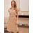 Damen Langarm Hoodie Kleid (S / M ONE SIZE) ITALIAN FASHION IMWA216095