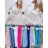 Damen Langarm Hoodie Kleid (S / M ONE SIZE) ITALIAN FASHION IMWA216095