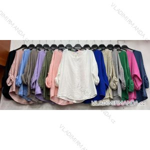 Damen Langarm Hoodie Kleid (S / M ONE SIZE) ITALIAN FASHION IMWA216095