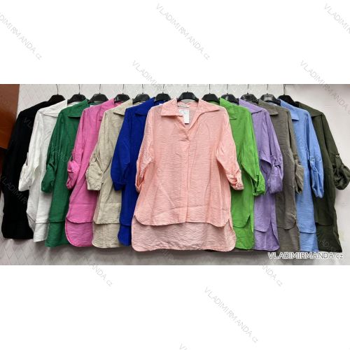 Damen Langarm Hoodie Kleid (S / M ONE SIZE) ITALIAN FASHION IMWA216095