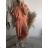 Damen Langarm Hoodie Kleid (S / M ONE SIZE) ITALIAN FASHION IMWA216095