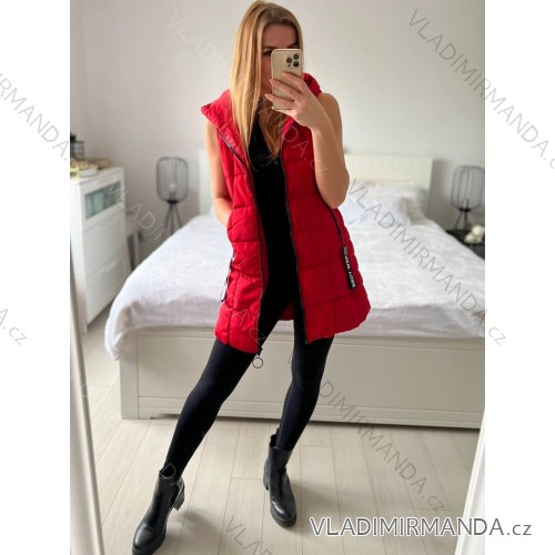 Elegantes Hemd Langarm Damen Kleid (S / M ONE SIZE) ITALIAN FASHION IMWY21734 -   rot -   S