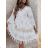 Damen Langarm Hoodie Kleid (S / M ONE SIZE) ITALIAN FASHION IMWA216095