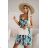 Damen Langarm Hoodie Kleid (S / M ONE SIZE) ITALIAN FASHION IMWA216095
