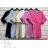 Damen Langarm Hoodie Kleid (S / M ONE SIZE) ITALIAN FASHION IMWA216095