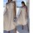 Damen Langarm Hoodie Kleid (S / M ONE SIZE) ITALIAN FASHION IMWA216095