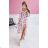 Damen Langarm Hoodie Kleid (S / M ONE SIZE) ITALIAN FASHION IMWA216095