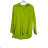 Damen Langarm Hoodie Kleid (S / M ONE SIZE) ITALIAN FASHION IMWA216095 -   zelená limetková -   S / M / L