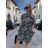 Sommer Oversized Kurzarm Camouflage Damenkleid (UNI S / M) ITALIENISCHE MODE IMD20431
