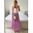 Rock lange Sommer Frauen (uni sl) ITALIENISCHE Mode IM420490