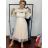 Langes Kleid mit Pullover Damen Übergröße (46/48) ITALIAN FASHION IMWEC24027 -   weiß -   46/48