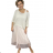 Langes Kleid mit Pullover Damen Übergröße (46/48) ITALIAN FASHION IMWEC24027 -   weiß -   46/48