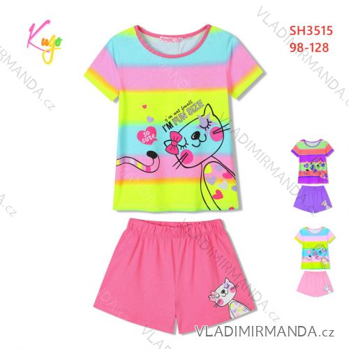 Set Langarm-Sweatshirt und Jogginghose Kinder Teen Mädchen (98-128) KUGO JS0730